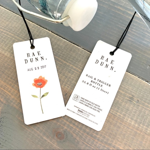 Rae Dunn Bail & Trigger CHILL Glass Bottle - Picture 7 of 8